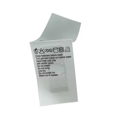 購入 カスタマイズされたUHF RFID 衣料品 タグ 繊維品 洗濯品 ケア タグ 洗濯品 標識 ラベル online manufacture