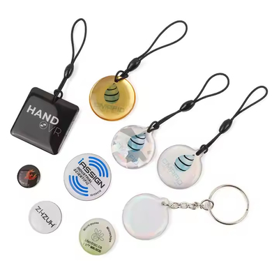 購入 カスタム 13.56 MHz NFC タグ エポキシ ソーシャル メディア 共有 粘着 リンゴ NFC スティッカー online manufacture