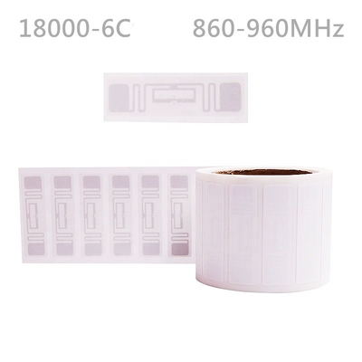 長距離 ISO 18000-6c UHF RFID インレイ ラベル 資産管理 RFID タグ