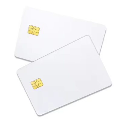 インクジェットプリント可能 空白ICチップカード PETPVCクレジットカード カスタマイズ可能