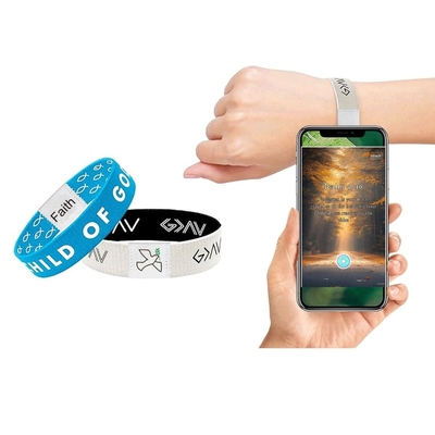 織物 ストレッチ 日常 聖書 節 NFC の RFID 織物 弾性 手首 帯