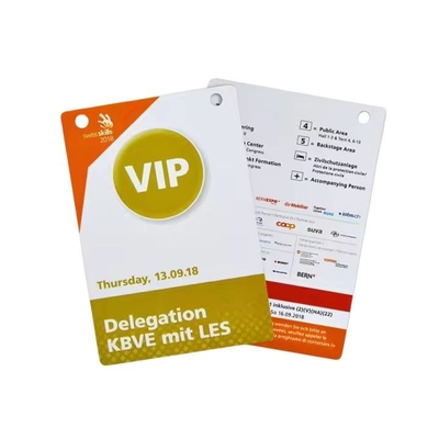 パンチホール RFID イベントバッジ スマート RFIDチップ VIPパス IDカード